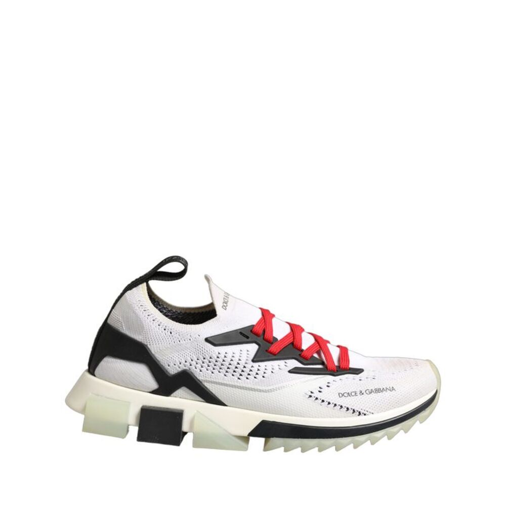 Dolce & Gabbana White SORRENTO Sport Stretch Sneakers Men's Shoes